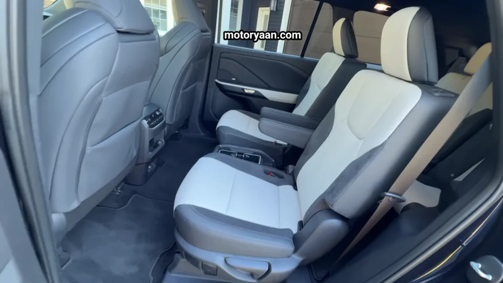 2026 Lexus TX500h F Sport second row seats interior comfort