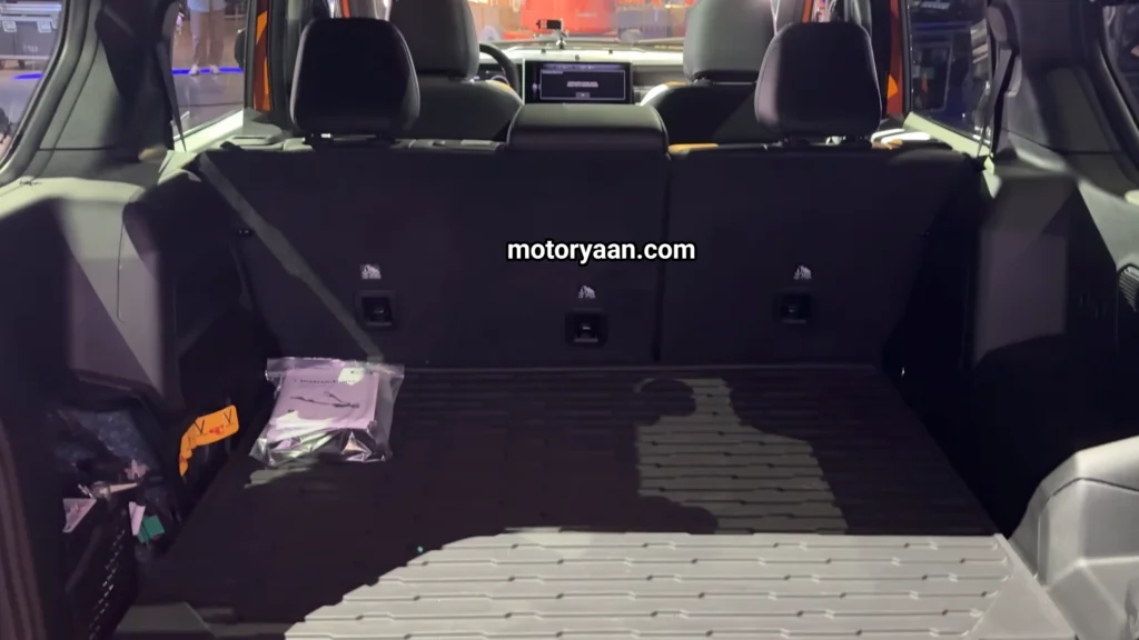 2026 Jeep Recon Moab First Look boot space luggage area electric SUV