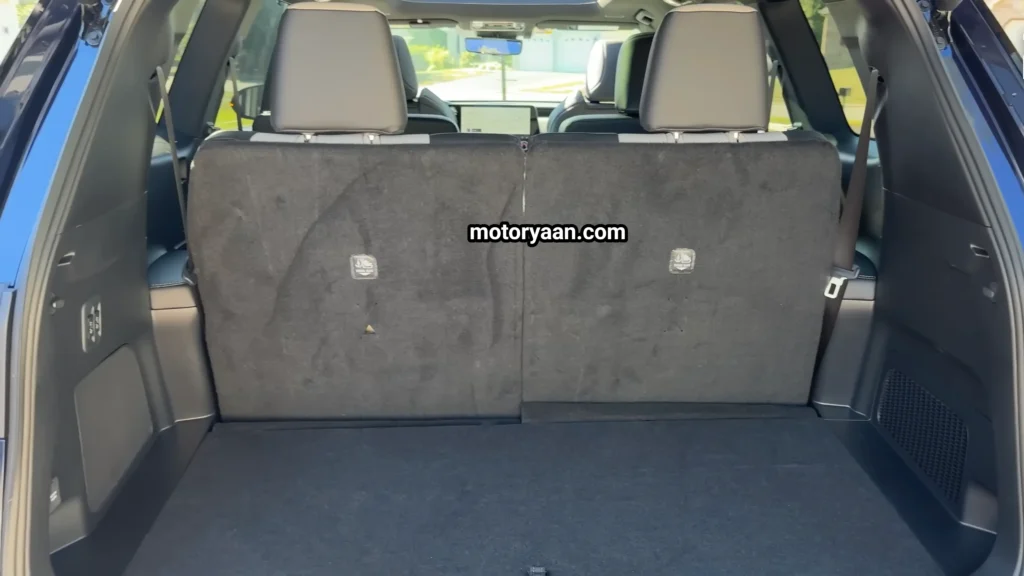 2026 Lexus TX500h F Sport boot space luggage area