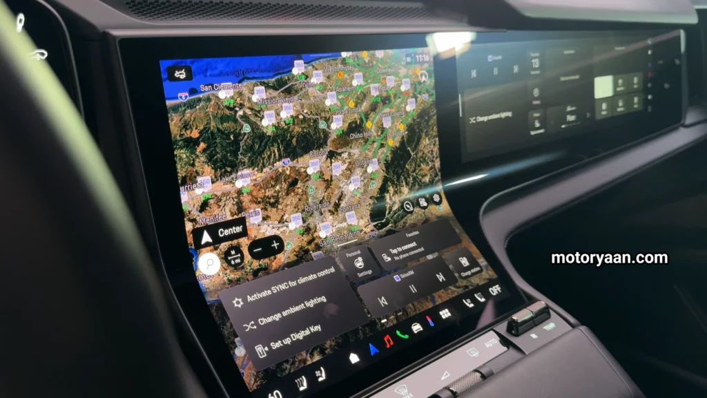 2027 Porsche Cayenne Electric Detailed First Look infotainment system