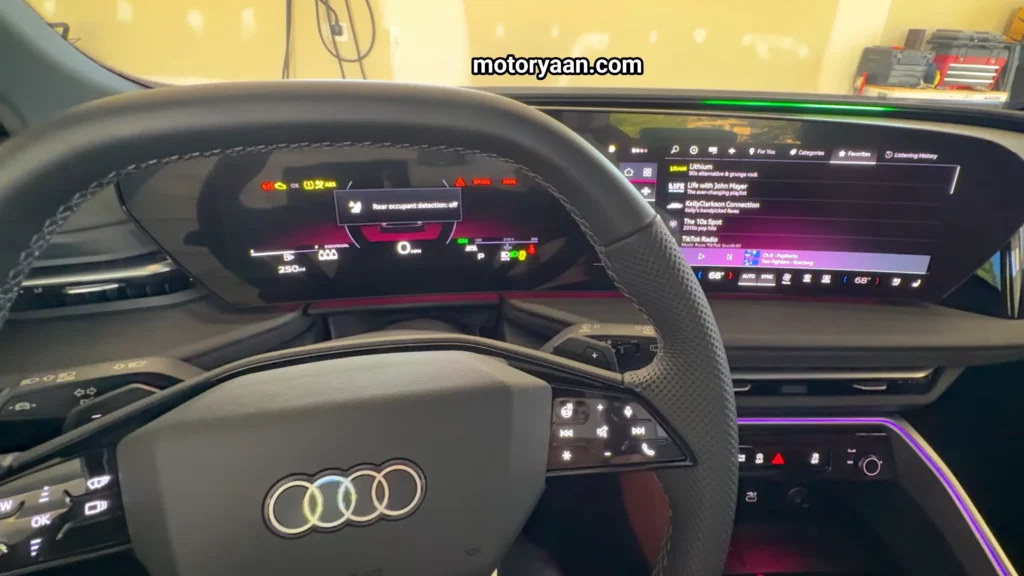 2025 Audi SQ5 Prestige Review steering wheel infotainment and instrument cluster