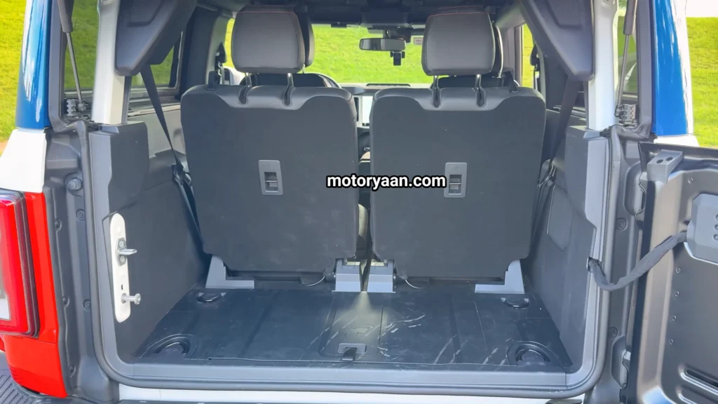 2025 Ford Bronco Strop Edition Boot Space