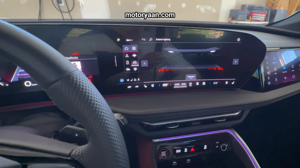 2025 Audi SQ5 Prestige Review infotainment system close-up