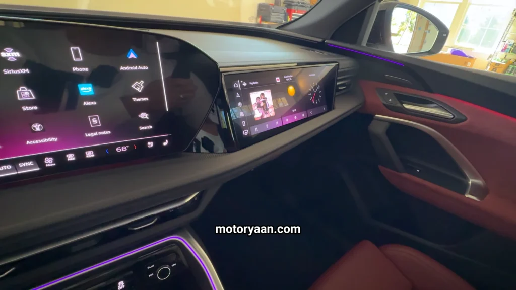 2025 Audi SQ5 Prestige Review passenger infotainment system