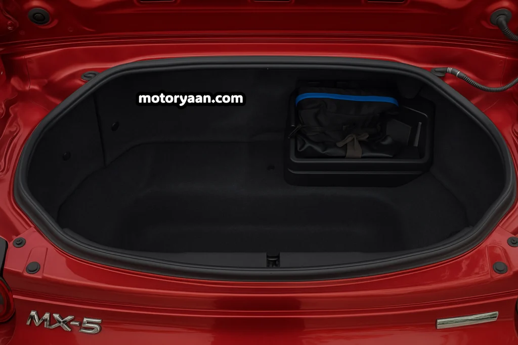 2025 Mazda Miata RF Club boot space