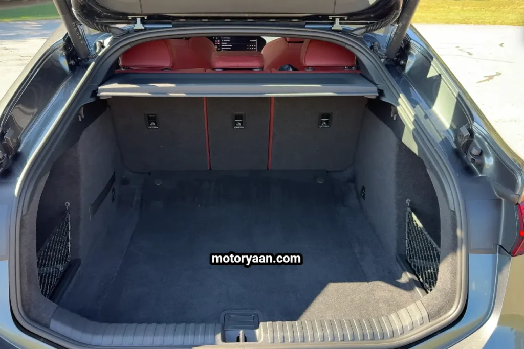 2025 Audi S6 e-tron boot space cargo area