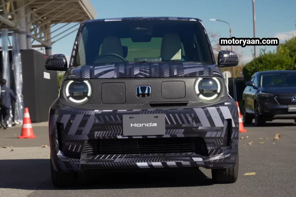 Honda Super One front profile showcased at Honda Tech Day Japan