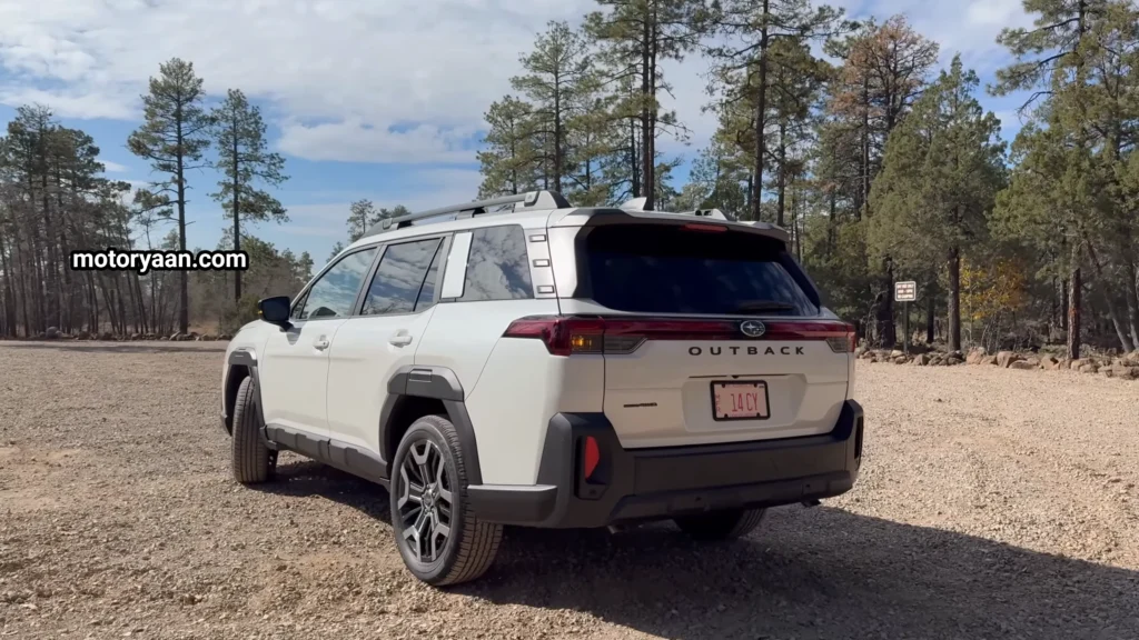 2026 Subaru Outback side and rear profile