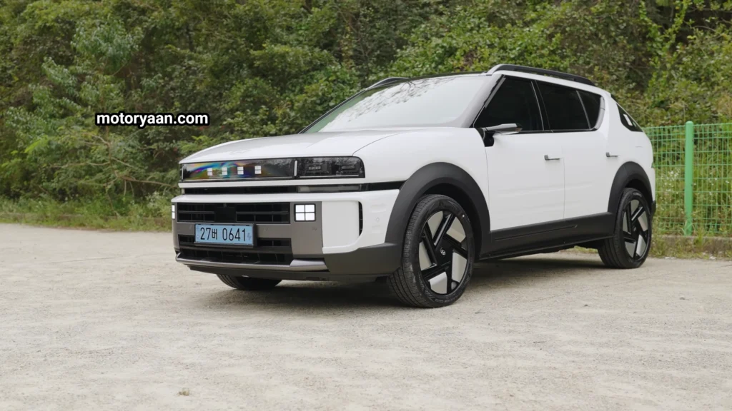 2025 Hyundai Nexo Review front and side angle with Copper Pearl exterior