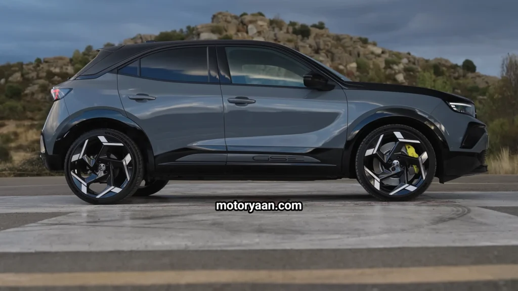 Vauxhall Mokka GSE Review side profile of the car