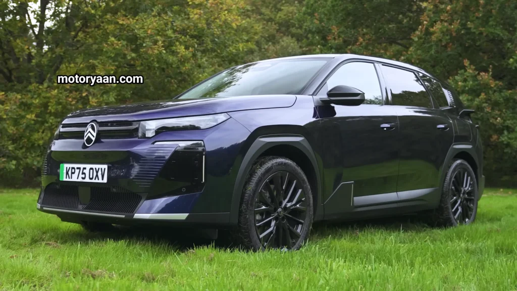 Citroen C5 Aircross Review front and side profile with alloy wheels and body contours