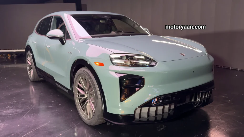 2027 Porsche Cayenne Electric Detailed First Look front and side profile