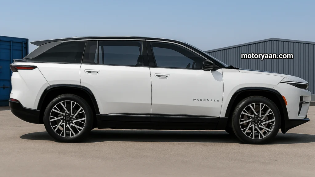 2025 Jeep Wagoneer S Review full side profile electric SUV exterior