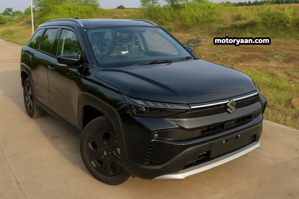 2025 Maruti Victoris ZXI front and side profile in daylight