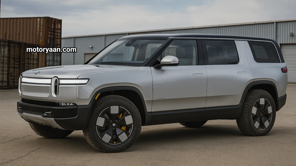 Rivian R2 First Look front and side profile view
