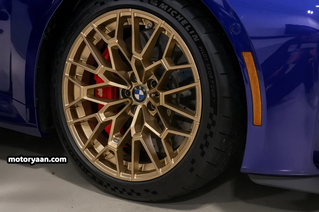 2026 BMW M2 CS forged alloy wheels with performance brakes