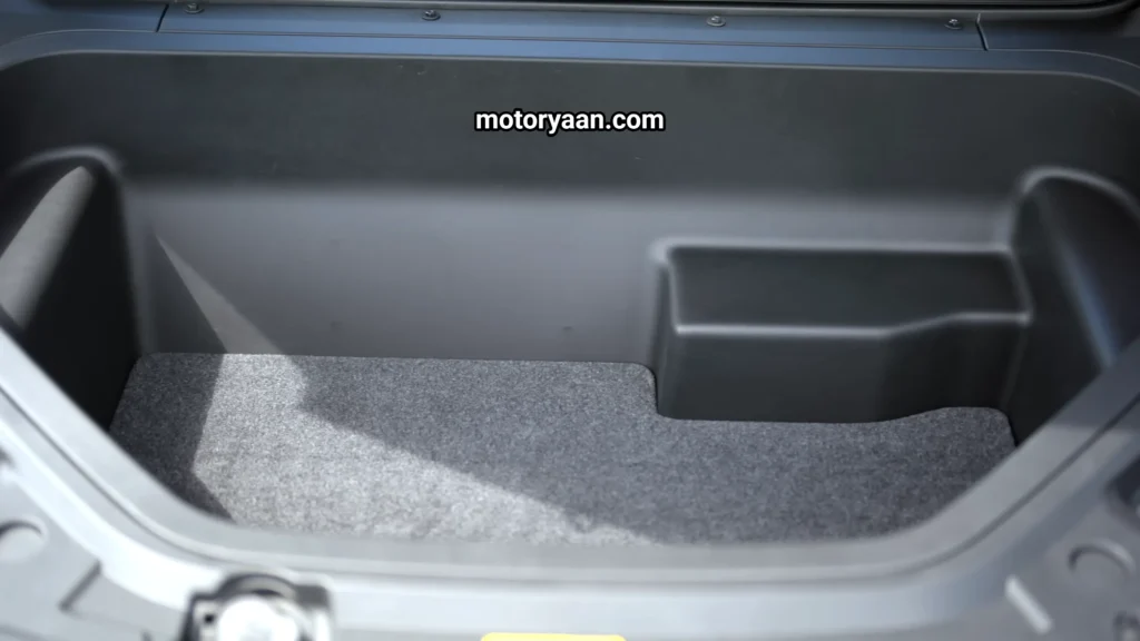 Mahindra XEV 9S front boot space frunk