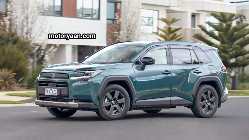 2026 Toyota RAV4 front and side angle showing bold exterior styling