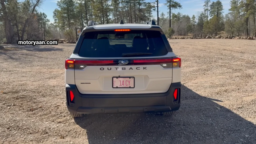 2026 Subaru Outback rear profile view