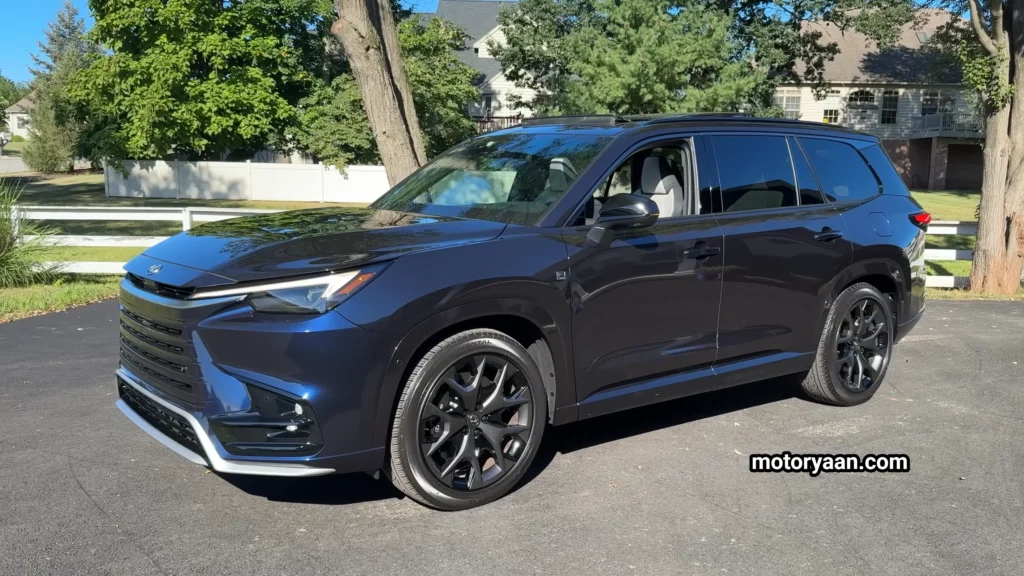 2026 Lexus TX500h F Sport front and side exterior view
