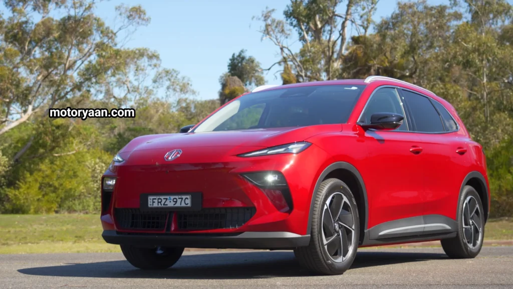 MG S5 EV Detailed Review exterior view showing the car’s front and side angles.