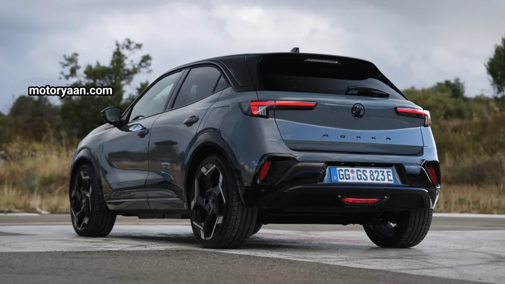 Vauxhall Mokka GSE Review side and rear profile view