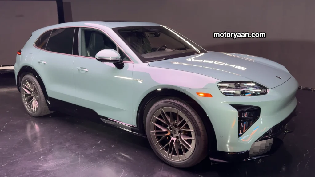 2027 Porsche Cayenne Electric Detailed First Look full side and front profile