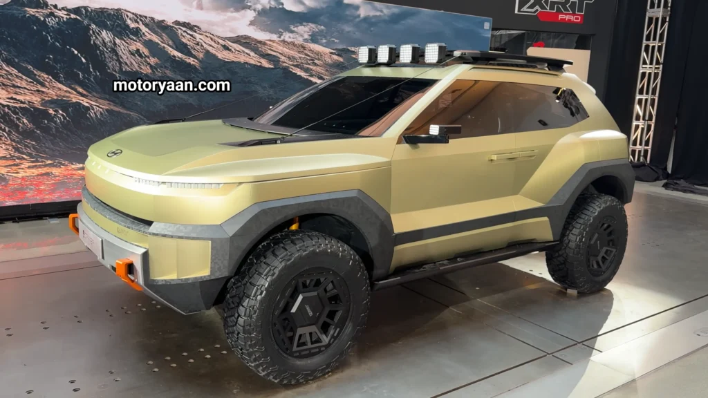 Hyundai Crater concept full side and front view