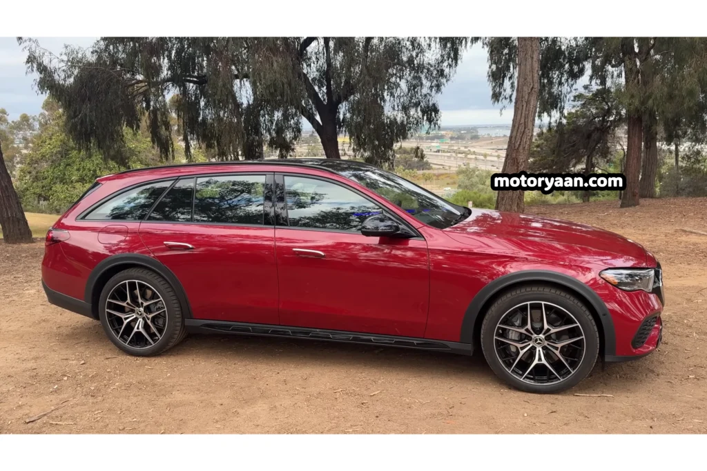 2025 Mercedes Benz E450 All-Terrain complete side profile wagon design