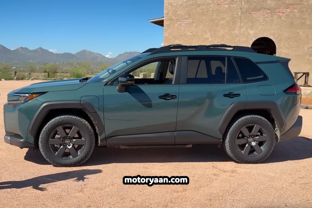 2026 Toyota RAV4 Woodland full side profile view showing rugged stance