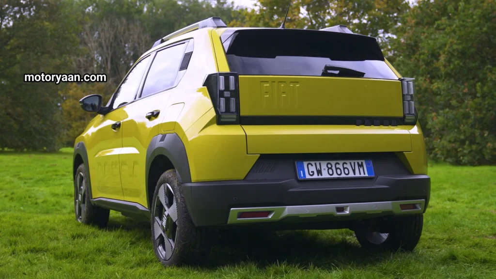 2025 Fiat Grande Panda rear and side profile exterior view