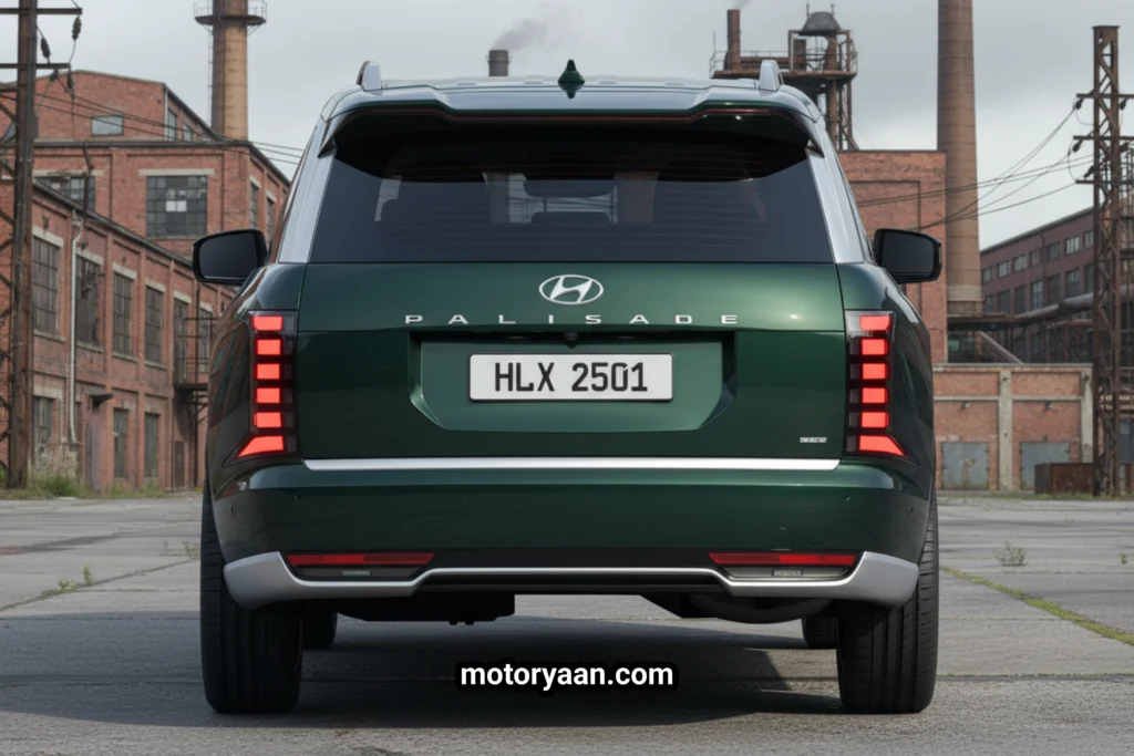 Hyundai Palisade Hybrid rear profile view