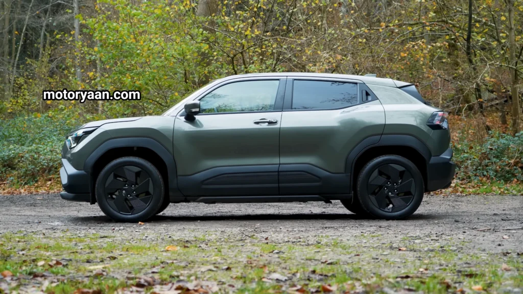 Full side profile of Suzuki Evitara in the Suzuki Evitara Review