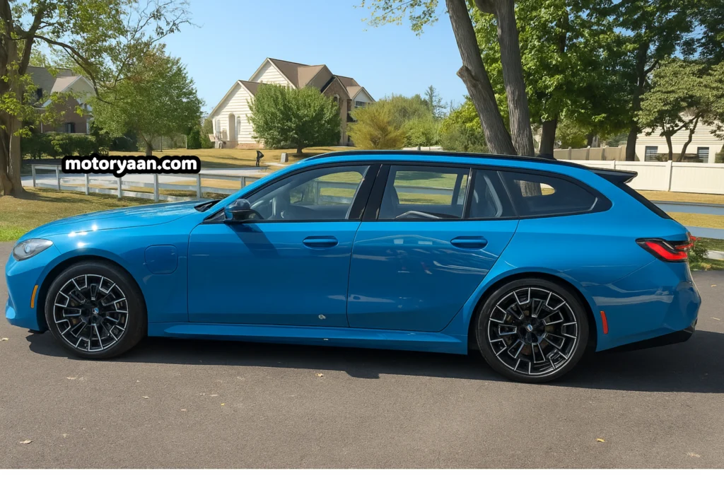 2026 BMW M5 Touring full side profile view