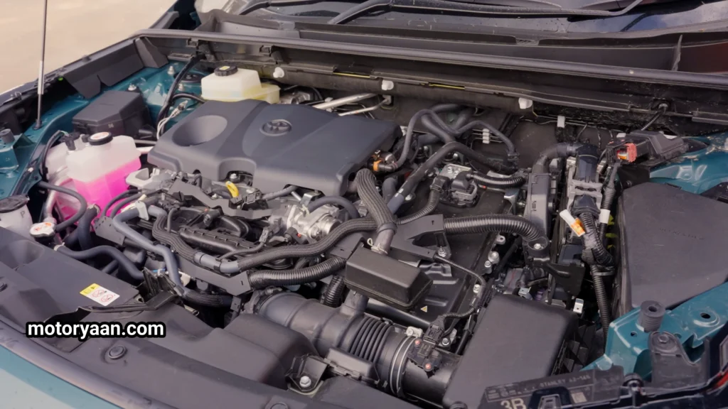 2026 Toyota RAV4 hybrid engine bay showing fifth-generation powertrain