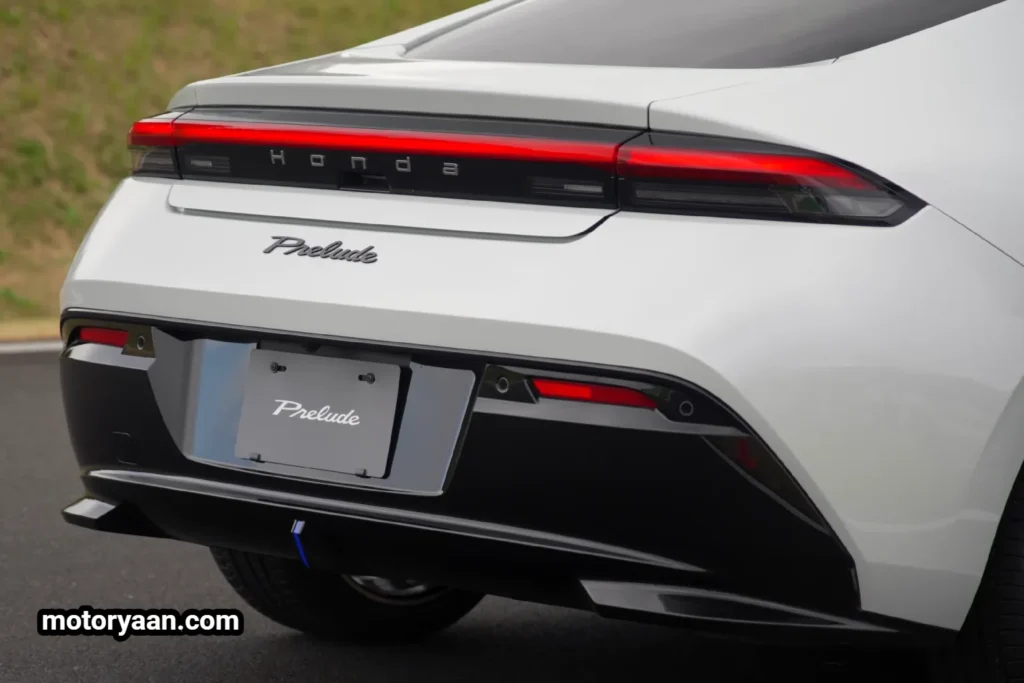 Honda Prelude Prototype rear profile revealed at Honda Tech Day Japan