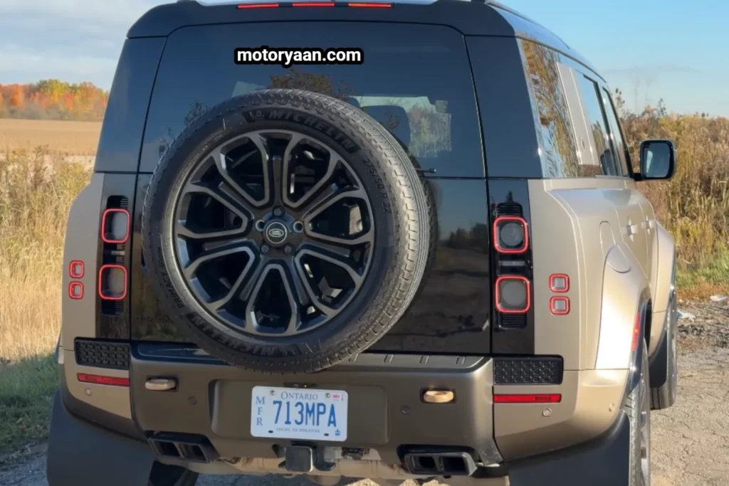 2026 Land Rover Defender Octa rear profile exterior view