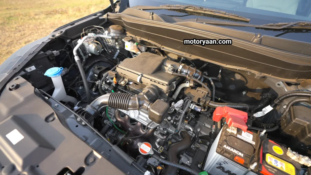2025 Maruti Victoris ZXI Plus (O) engine bay with 1.5-litre petrol engine