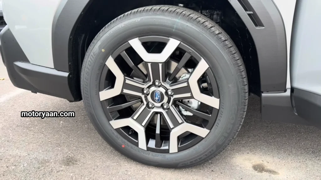 2026 Subaru Outback Touring XT 19 inch alloy wheels close up