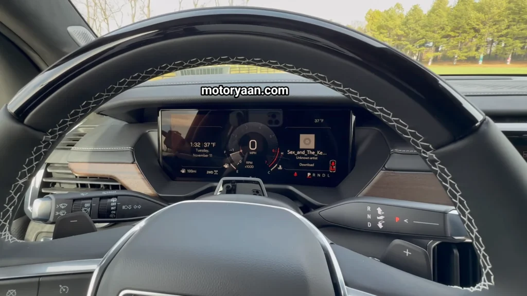 2026 GMC Acadia Denali Ultimate digital instrument cluster with advanced driver information display