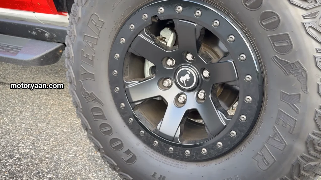 2025 Ford Bronco Strop Edition alloy wheels close-up