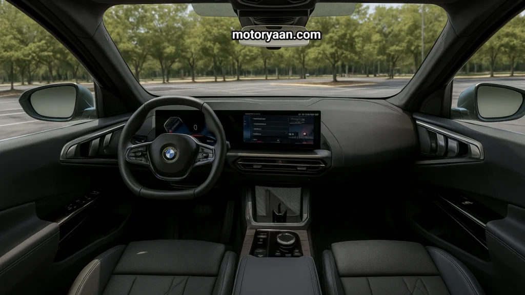 2026 BMW X3 XDrive30 Review interior dashboard steering wheel infotainment system