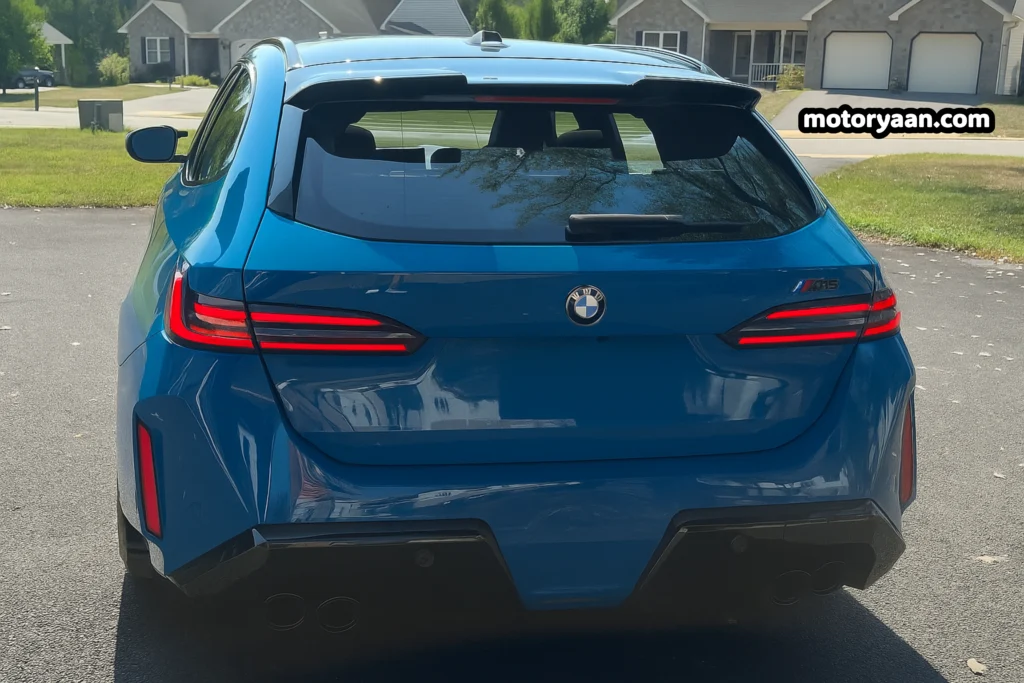 2026 BMW M5 Touring rear view with LED taillights