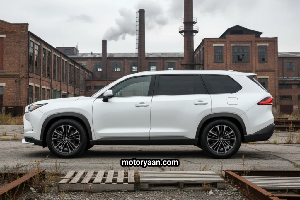 Toyota Grand Highlander Hybrid side profile view