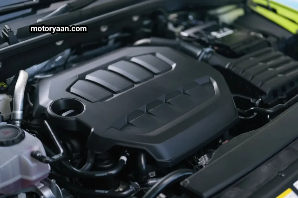 2025 Skoda Octavia RS Facelift engine bay with 2.0-litre TSI turbocharged petrol engine
