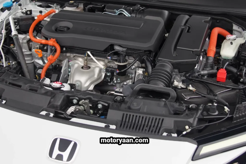 Honda Prelude Prototype engine bay showcased at Honda Tech Day Japan