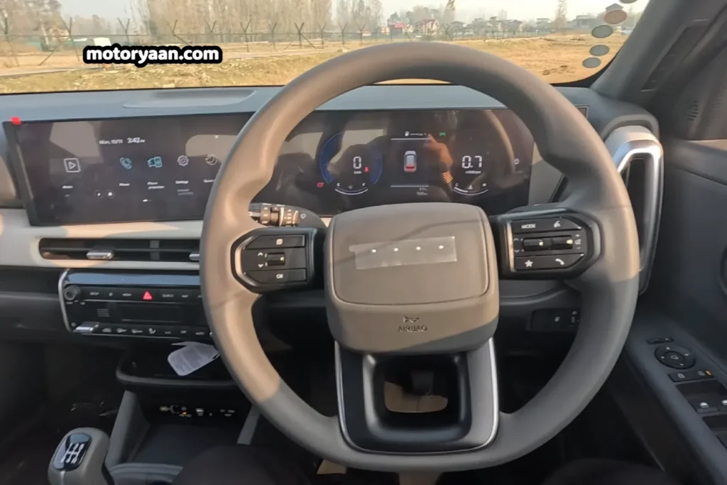 front interior dashboard and steering of 2026 Hyundai Venue HX6T Variant