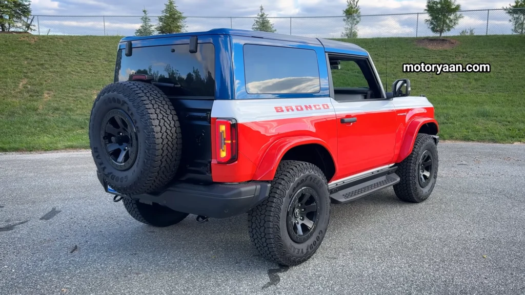 2025 Ford Bronco Strop Edition side and rear profile