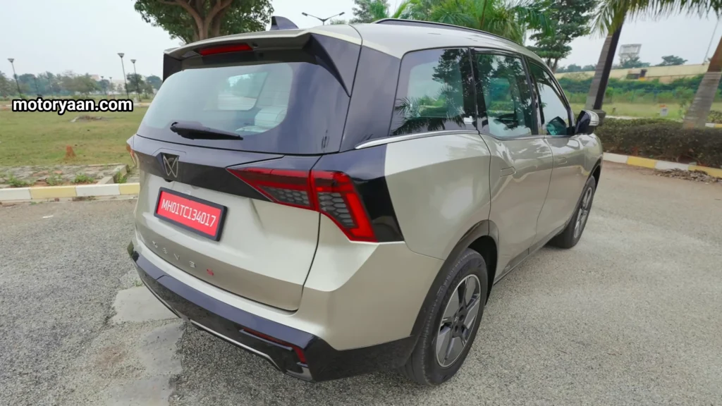Mahindra XUV 9S Review side and rear view