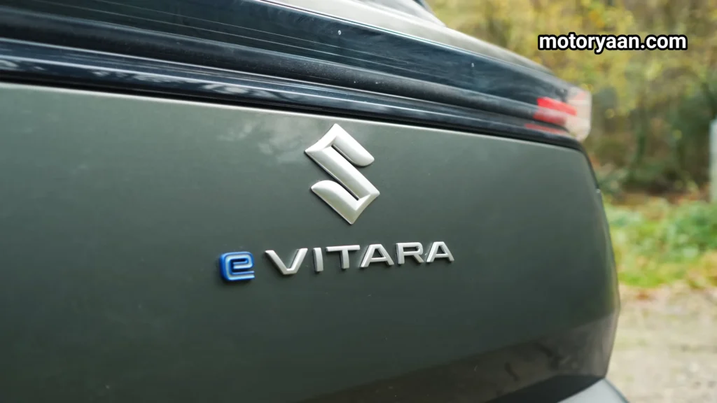 Close-up rear profile of Suzuki Evitara in the Suzuki Evitara Review